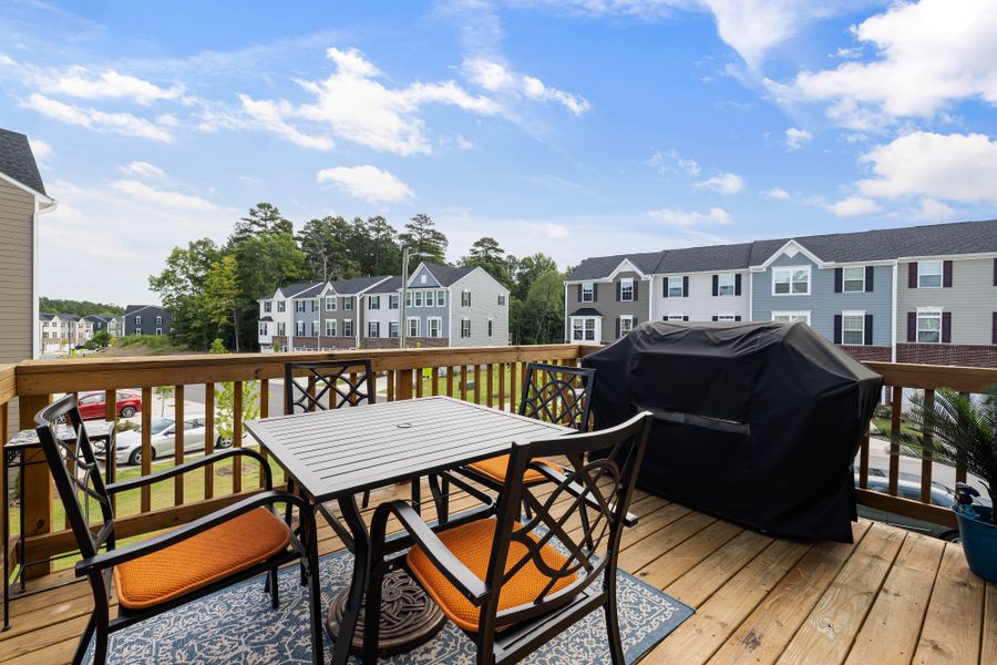 Deck installation detail
